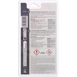 Facom Adhesivo Epoxi Bicomponente con Partículas de Aluminio - Fuerte y Duradero para Metal, Plástico, Hormigón y Madera - Jeringa 28g Facom Adhesivo Epoxi Bicomponente con Partículas de Aluminio - Fuerte y Duradero para Metal, Plástico, Hormigón y Madera - Jeringa 28g