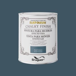 Rust-oleum chalky finish muebles azul oceano 0,750l 5733886 bruguer