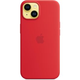 Apple MW5U3ZM/A Funda de Silicona MagSafe para iPhone 14 (6.1") – (PRODUCT)RED. Protección contra caídas y arañazos.