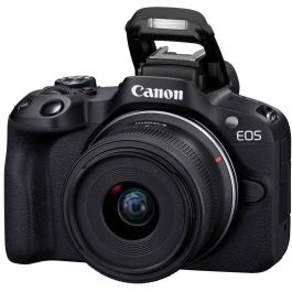Canon EOS R50 MILC Cámara Negra Kit RF-S 18-45mm 24.2 MP 4K