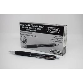 Boligrafo de tinta líquida Uni-Ball SigNo 207 Negro 0,4 mm (12 Piezas) Boligrafo de tinta líquida Uni-Ball SigNo 207 Negro 0,4 mm (12 Piezas)