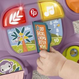 Fisher-Price JGW90 Andador Mi Mono Morado con Música, Luces y Actividades para Bebés