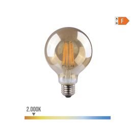 Edm Bombilla de globo con filamento LED, cristal vintage, E27 8W 720LM 2000K luz cálida, Ø9.5x14cm Precio: 10.78999955. SKU: S7901445