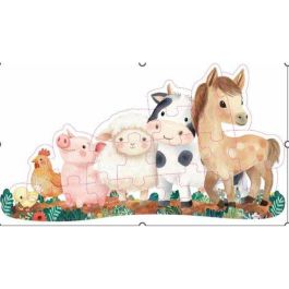 Apli Mi Primer Puzzle Progresivo Animales de la Granja 6 Fichas Edad +3 años