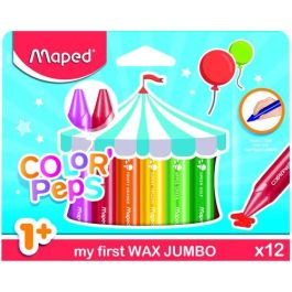 Ceras Maped Wax Jumbo Color Peps Estuche De 12 Precio: 2.59000016. SKU: B14TXF3CXG