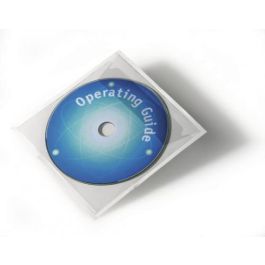 Pack 10 Fundas para Cd/Dvd Adhesivas Durable 8080