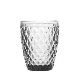 La Mediterranea Vaso Sidari 270 cc Transparente para Agua o Refresco, 8 x 8 x 10.2 cm (Pack de 6 Unidades) (48 Unidades)