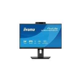 Iiyama XUB2490HSUH-B2 Pantalla para PC 23.8" Full HD IPS Negro Mate 4ms Ajuste Altura VESA USB 3.2
