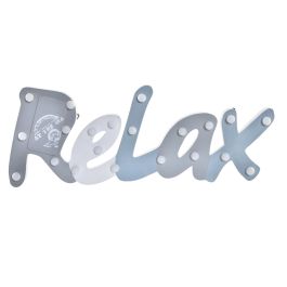 DKD Home Decor Objeto Decorativo Estilo Relax Mediterráneo con Luz LED Madera Azul Gris Blanco 41x16x3 cm Precio: 5.21994. SKU: B13ZNS2M37