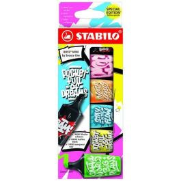Stabilo Rotulador fluorescente Boss Mini by Snooze One, estuche de 6 unidades, colores surtidos, trazo 2+5 mm, tinta base acuosa Precio: 7.58999967. SKU: B19YCYRHGX