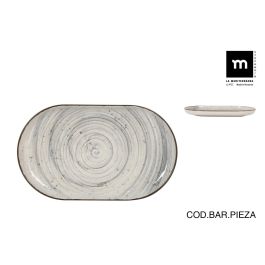 Fuente Ovalada Vortex Nordic Brillo 25x15x2.2 cm - Inde (18 Unidades) Precio: 55.98999967. SKU: B1G57HCF32