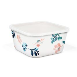 La Mediterranea Fiambrera Alba Melamina Brillante 11 cm x 11 cm x 5.5 cm