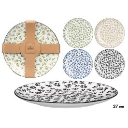 Vessia Plato Llano 27 x 27 cm Cerámica Porcelana Colores Surtidos (Azul, Beige, Negro, Verde) (Set de 24) Precio: 66.50000038. SKU: B184A25KLX