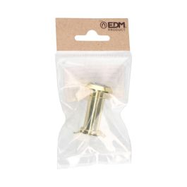 Edm Mirilla Mr01 14 mm 180° Zamak Latonado para puertas 35-60 mm Edm Mirilla Mr01 14 mm 180° Zamak Latonado para puertas 35-60 mm