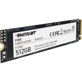 Patriot P300P512GM28 SSD M.2 512 GB PCIe 3.0 x4 NVMe 1.3 2280 – Lectura 1700 MB/s Escritura 1200 MB/s