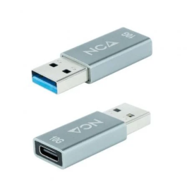 Nano Cable Adaptador USB 3.1 Macho - USB Tipo-C Hembra 10.02.0013, 10 Gbps, OTG, Carga y Datos, Gris Precio: 7.95000008. SKU: S0234590