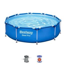Bestway Piscina Pro Estructura Acero Redonda 305x76 cm Azul, 4678 L. Incluye Filtro Cartucho Tipo I 1,249 m³/h. Precio: 139.79000046. SKU: S7172630