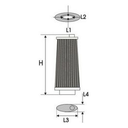 Filtro de aire Green Filters G491609