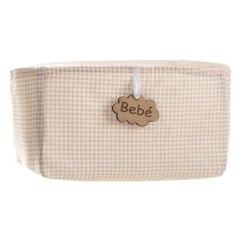 Creaciones Llopis Cesta Pequeña Vichy Marrón 18 x 15 x 10,5 cm Precio: 4.79000038. SKU: B1JBLSA66W