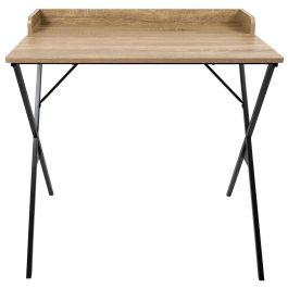 Home Deco Factory Escritorio Loka Essentiel, madera MDF con patas de metal, 80x48 cm; h.80 cm Home Deco Factory Escritorio Loka Essentiel, madera MDF con patas de metal, 80x48 cm; h.80 cm