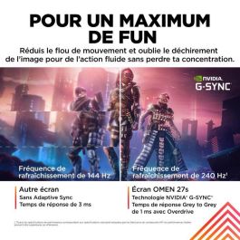 HP OMEN 27s OMEN by HP Monitor Gaming FHD de 27 pulgadas, 240Hz, compatible con NVIDIA G-SYNC