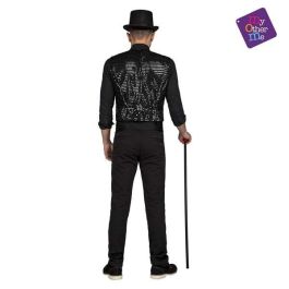 Disfraz chaleco showman negro talla m-l Disfraz chaleco showman negro talla m-l