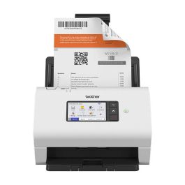 BROTHER Escaner profesional ADS4900W de alta velocidad a doble cara con pantalla tactil, tarjeta de red, WiFi