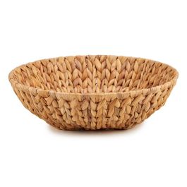 Giftdecor Centro De Mesa Redondo De Paja Alto Mediano Marron 34x34x9cm (Set de 12)