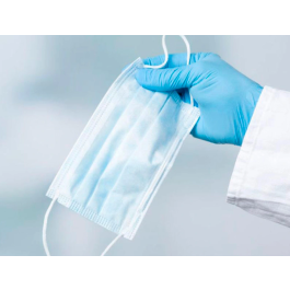 Archivo 2000 Señal Obligatorio Uso Guantes y Mascarilla PVC Azul 210x297 mm