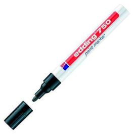 Edding Marcador Permanente 750 Tinta Opaca Brillante Negro 2-4mm, Resistente, Metal/Vidrio/Plástico (10 Unidades) (10 Unidades) Precio: 31.58999998. SKU: S8421329