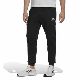 Pantalón Largo Deportivo Adidas Essentials Fleece Negro Hombre