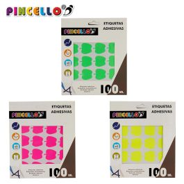 Etiquetas adhesivas manzana surtidos 22x49 mm - Pincello (120 Unidades) Etiquetas adhesivas manzana surtidos 22x49 mm - Pincello (120 Unidades)