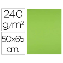 Liderpapel Cartulina Verde Hierba 50x65 cm 240g/m2 para Dibujo y Manualidades