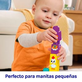 MEGA BLOKS Jkg33 - Tractor Construye Y Empareja - 30 Piezas con Animales de Granja - Juguete de Construcción para Niños +12 Meses (Español)
