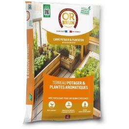 Tierra para hortalizas y plantas aromáticas - OR BRUN - OBRTARO6U - 6L - Crecimiento rápido Tierra para hortalizas y plantas aromáticas - OR BRUN - OBRTARO6U - 6L - Crecimiento rápido
