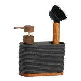 Andrea House Dispensador de jabón poli/acacia gris cc73049 Precio: 17.78999959. SKU: B1EK22ACDS
