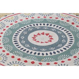 Alfombra Boho DKD Home Decor Marron Multicolor 150 x 0.75 x 150 cm Alfombra Boho DKD Home Decor Marron Multicolor 150 x 0.75 x 150 cm