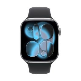 Apple Watch Series 11 GPS/Cellular 42mm Gris Espacial Correa Deportiva Negra M/L MF8C4QL/A