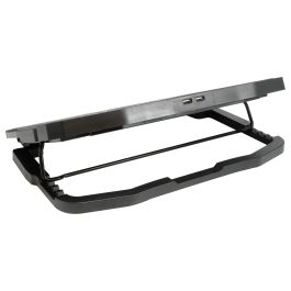 Conceptronic Soporte Base Refrigeración Thana07B para Portátiles hasta 17" con 2 Ventiladores, Negro e Iluminación Azul
