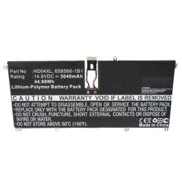 CoreParts Batería para Portátil HP 47.36Wh 14.8V 3200mAh Li-Pol Negro Compatible con Envy 6-1000, Spectre XT Series