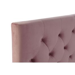 DKD Home Decor Cama Moderna Rosa 180x200 cm Capitoné Madera Metal Poliéster Desmontable (210x137x187 cm) DKD Home Decor Cama Moderna Rosa 180x200 cm Capitoné Madera Metal Poliéster Desmontable (210x137x187 cm)