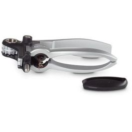 Le Creuset LM-250s Abrebotellas/Sacacorchos, Acero Inoxidable, Negro/Plata