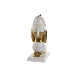 Figura Oriental DKD Home Decor Blanco Dorado 17 x 25 x 12.5 cm (2 Unidades) Figura Oriental DKD Home Decor Blanco Dorado 17 x 25 x 12.5 cm (2 Unidades)