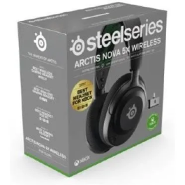 Steelseries Auriculares Inalámbricos para Juegos Arctis Nova 5X Negro ClearCast 2.0 Batería 36 Horas STE5707119053266