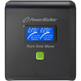 PowerWalker VI 750 PSW FR UPS 750 VA 480 W Onda Senoidal Pura Negro 162-290V 50/60Hz