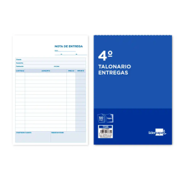 Liderpapel Talonario Entregas T326 con 2 Copias en Tamaño Cuarto Natural 144x210 mm Precio: 2.9912652. SKU: B1DA2GDW7Z