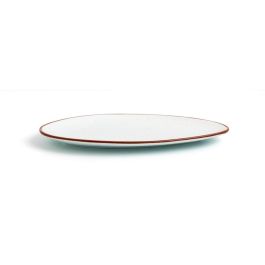 Ariane Plato Triangular Porcelana Terra 21 cm Juego de 12 Unidades Beige Profesional Reforzado Apto Microondas y Lavavajillas