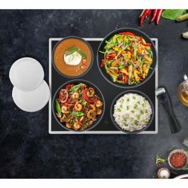 Arthur Martin ART3508510045735 Batería de Cocina 10 Piezas Aluminio, Compatible con Todo Excepto Inducción, Negro