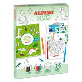 Alpino Set Creativo Decor Dino 14 Rotuladores + 18 Ilustraciones + Pegatinas Precio: 8.49999953. SKU: B17BRENA44