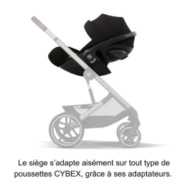 Cybex Silla de Coche para Bebé Cloud G i-Size Plus - Negro Luna CYB4063846478675